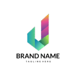 j-gradient-letter-logo-design-template